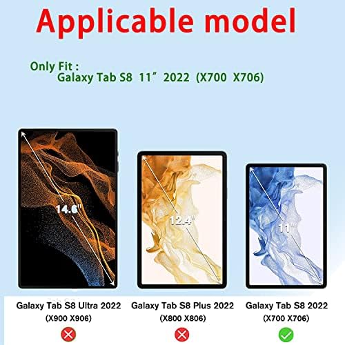 [2-פאק] Tabi Galaxy Tab S8 / Galaxy Tab S7 מגן מסך 11 אינץ